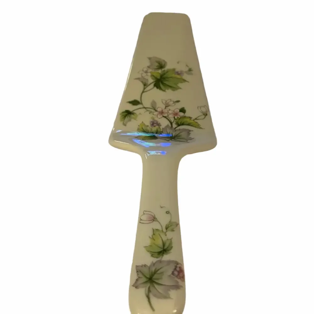 Andrea by Sadek porcelain pie/ cake server vintage - made in Japan cottage core